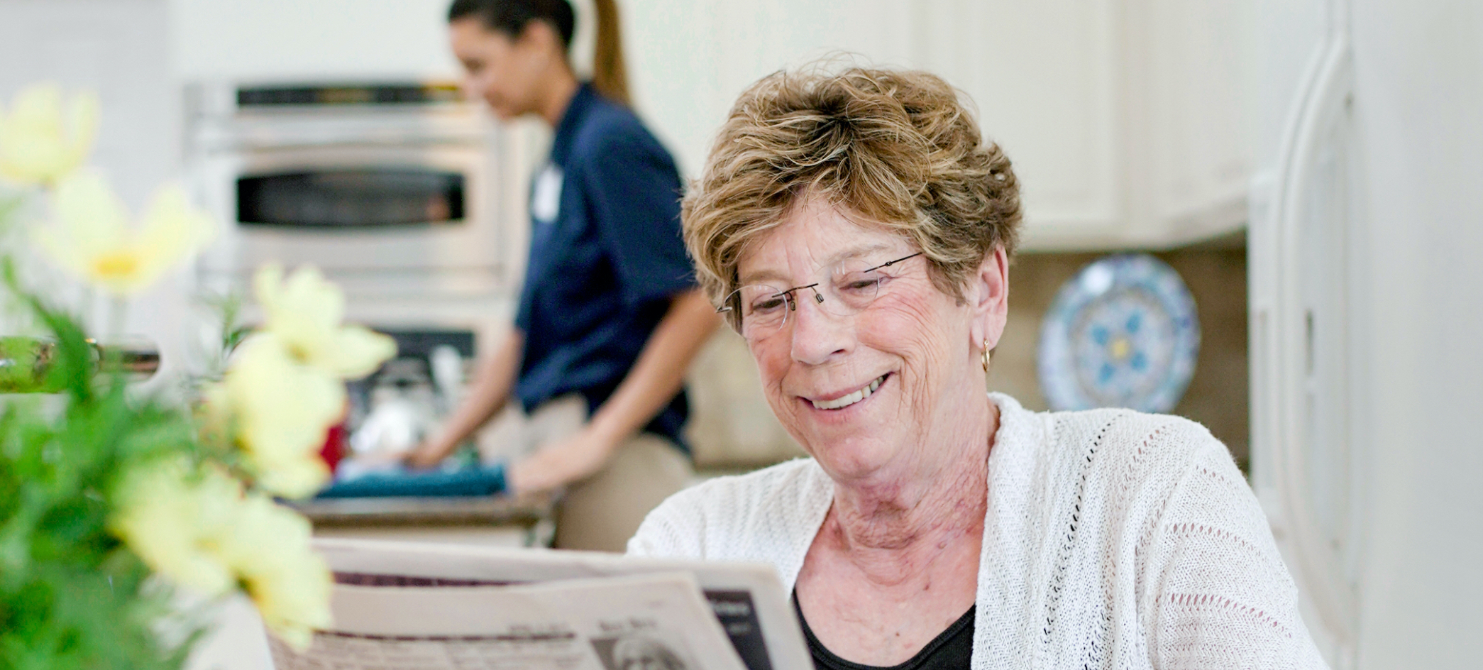 Nurse with patient