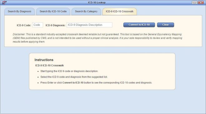 ICD 10 Lookup