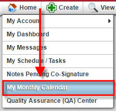 My Monthly Calendar