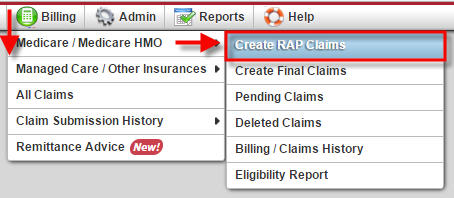 Create RAP Claims