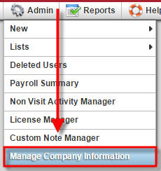 Manage Company Info