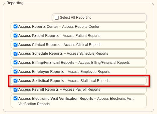 Accessibility Report Sections