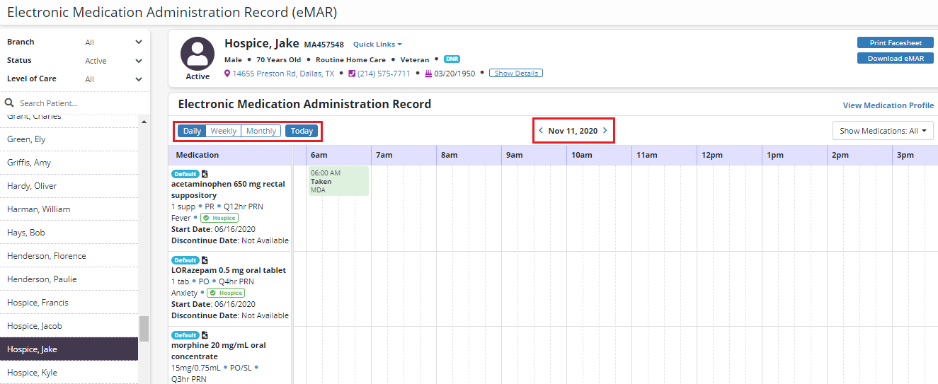 Electronic Medication Administration Record (eMAR) Help Center