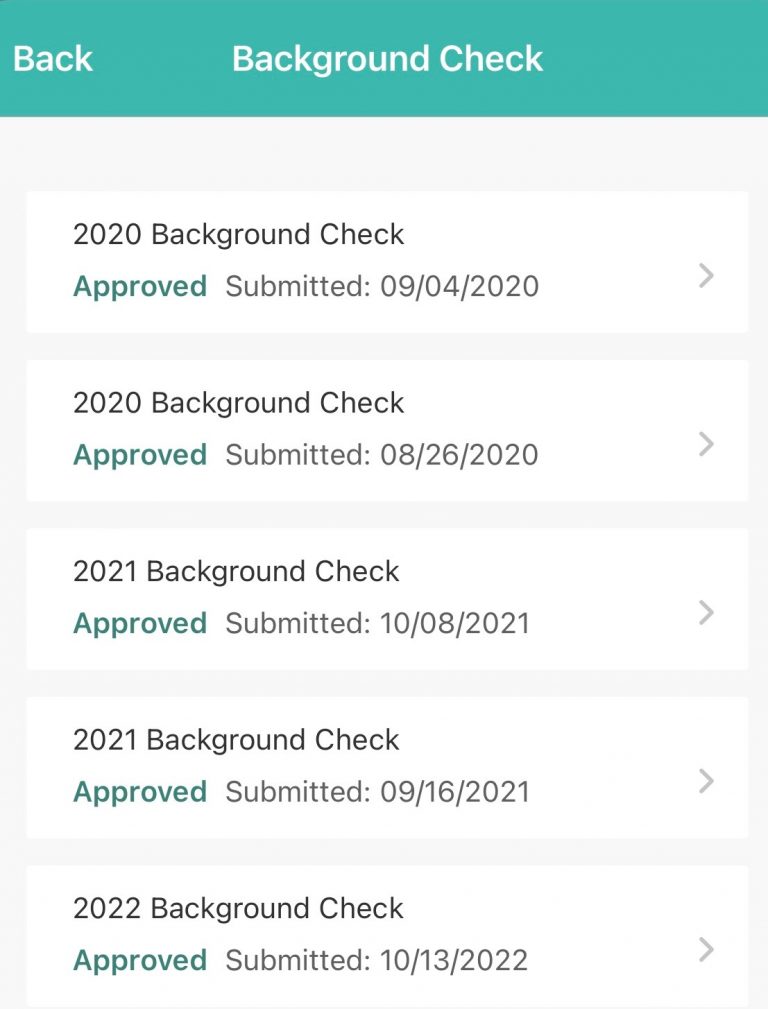 Background Check Status Tracking in Axxess Care