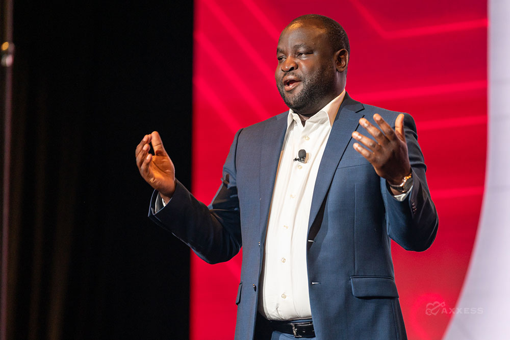 John Olajide at the Axxess Growth, Innovation and Leadership Experience (AGILE)
