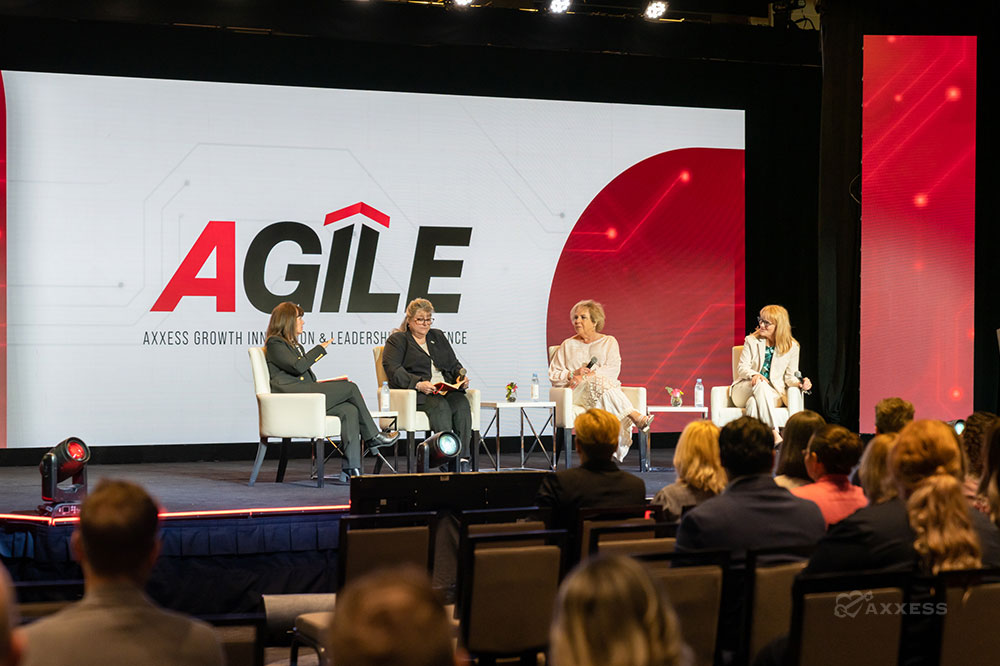 A panel of regulatory experts speaking at the 2023 Axxess Growth, Innovation and Leadership Experience (AGILE)